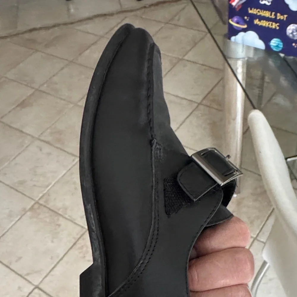 Classic Black Kids Dress Shoes